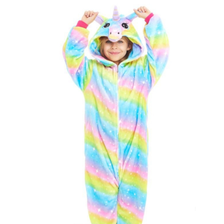 Disfraz de Unicornio Colorines Pijama Peluche infantil