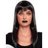 Peluca Cleopatra Larga Negra
