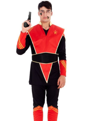 Soldado Espacial rojo adulto