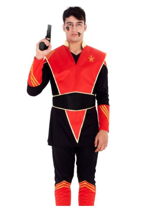 Soldado Espacial rojo adulto