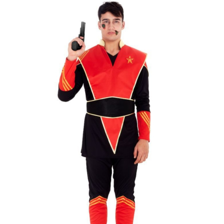 Soldado Espacial rojo adulto