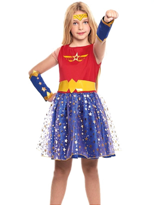 Disraz de Wonder Heroina Infantil - Disfraces de Superheroinas para Niñas