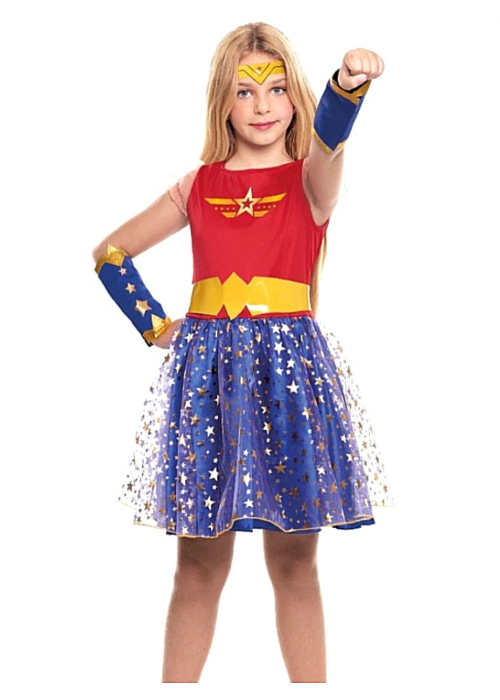 Disraz de Wonder Heroina Infantil - Disfraces de Superheroinas para Niñas