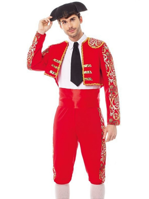 Disfraz de Torero Rojo adulto