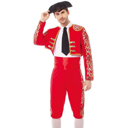 Disfraz de Torero Rojo adulto