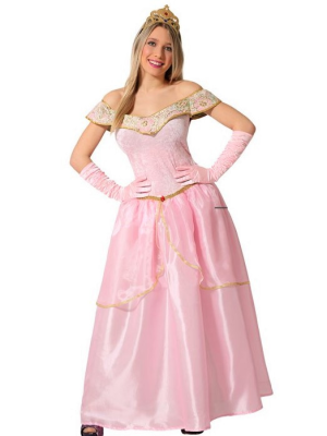 Disfraz de Princesa Rosa Claro Adulto
