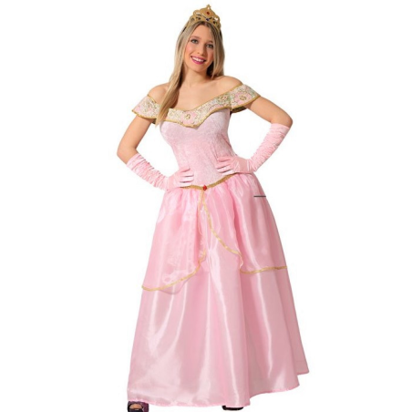 Disfraz de Princesa Rosa Claro Adulto