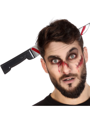 Cuchillo en la cabeza - Gorros y Diadmas de Halloween