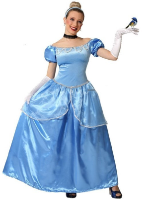 Disfraz de Princesa Azul  mujer