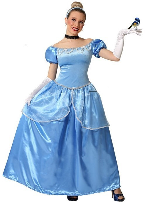 Disfraz de Princesa Azul Cenicienta mujer Disfraces princesas Disney