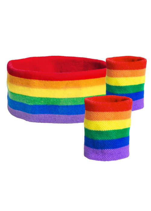 Cinta y Muñequeras Multicolor