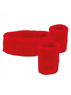 Cinta y Muñequeras Roja - Sombreros