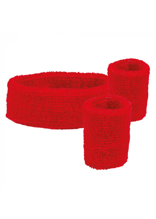Cinta y Muñequeras Roja - Sombreros