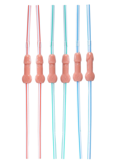 Pajitas Pene - Complementos despedidas