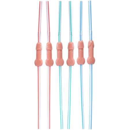 Pajitas Pene - Complementos despedidas