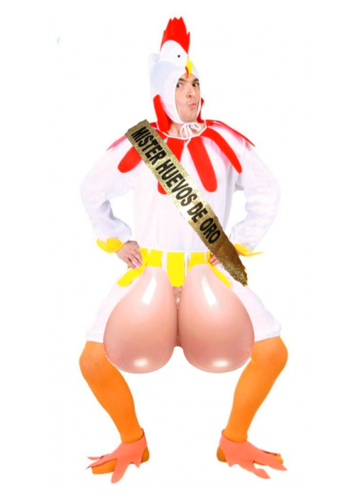 Disfraz de Gallina huevos de Oro - Disfraces cachondos y Desnudos para Despedidas de Soltero