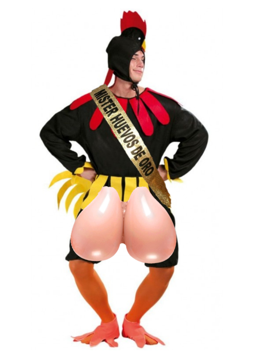 Disfraz de Gallo huevos de Oro - Disfraces cachondos y Desnudos para Despedidas de Soltero