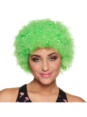 Peluca Rizos Verde