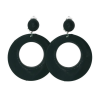 Pendientes Sevillana Negro 6cm