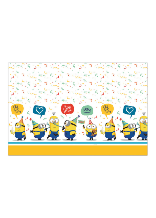 Mantel Minions Plástico 120 x 180 cm