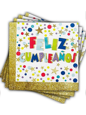 Servilletas Azules Zorionak