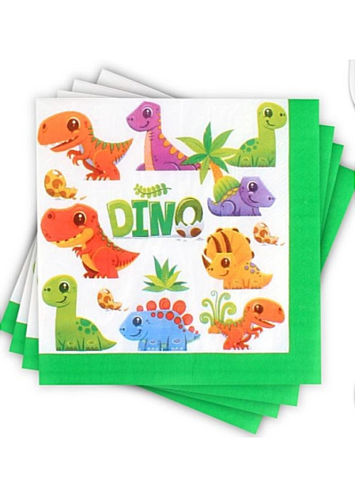 Servilletas Dinosaurios 12 Unid