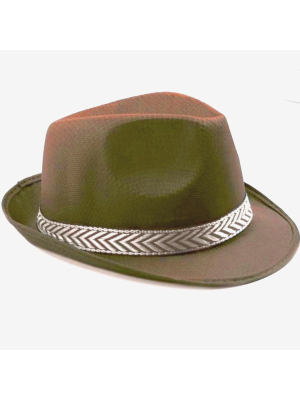 Sombrero Gangster Marron Eco