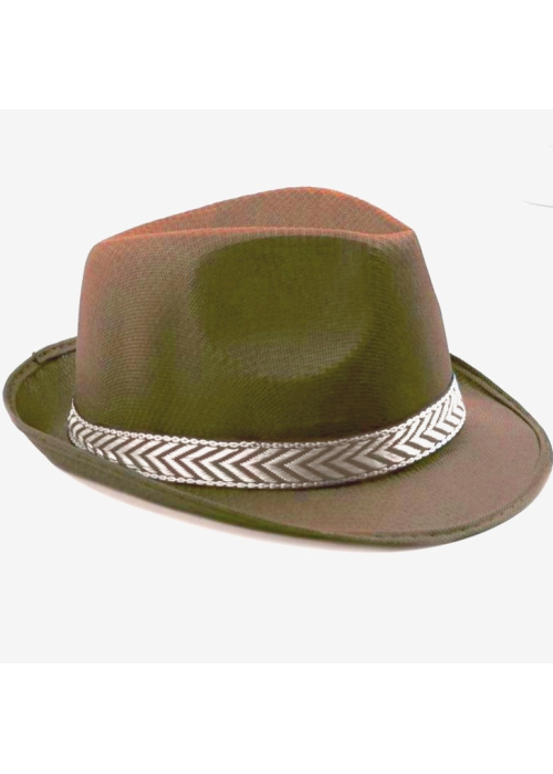 Sombrero Gangster Marron Eco