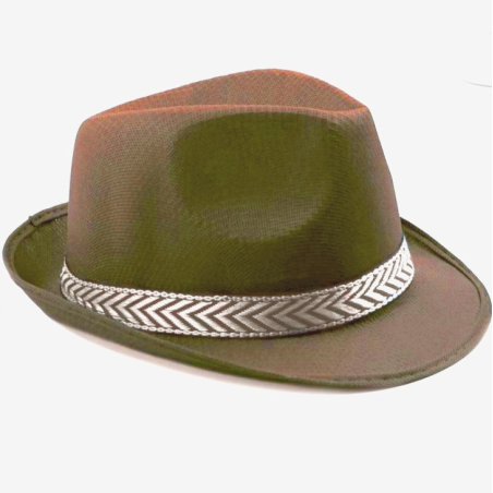 Sombrero Gangster Marron Eco
