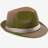 Sombrero Gangster Marron Eco