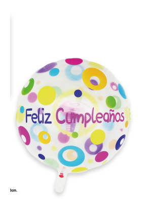 Globo Feliz Cumpleaños CupCake