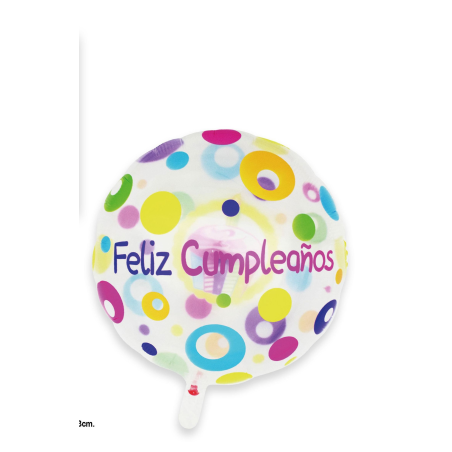 Globo Feliz Cumpleaños CupCake