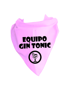 Pañuelo para despedidas Equipo Gin Tonic - complementos despedias soltera y soltero