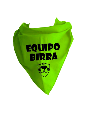 Pañuelo para despedidas Equipo Birra - despedidas soltero y soltera
