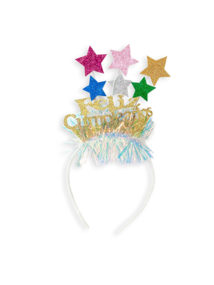 Diadema Feliz Cumpleaños Estrellas