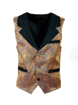Chaleco Marron Vintage