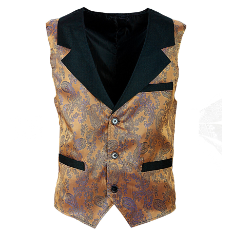 Chaleco Marron Vintage - Complementos para Disfraces