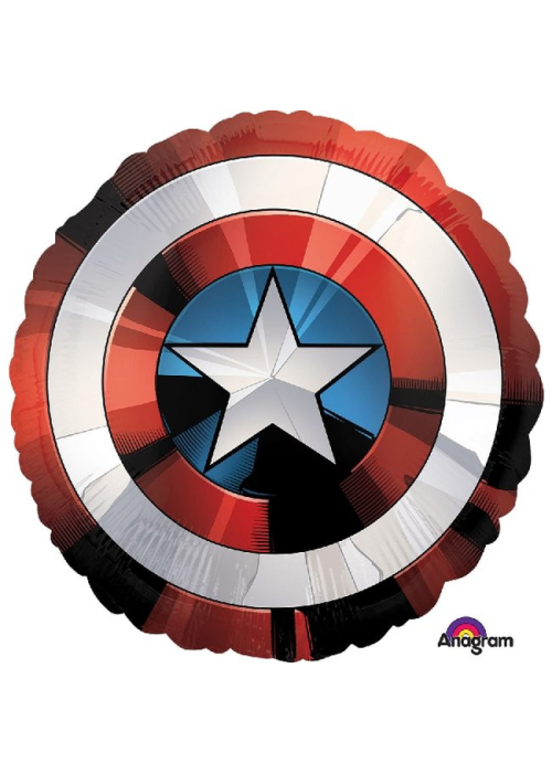 Globo Escudo Capitan America 71cm