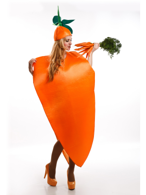 Disfraz de Zanahoria - Disfraces de Flores Frutas y Verduras Adultos