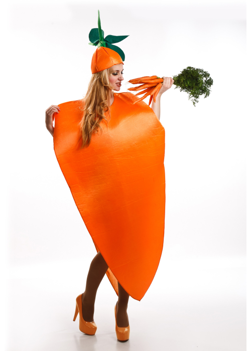 Disfraz de Zanahoria - Disfraces de Flores Frutas y Verduras Adultos