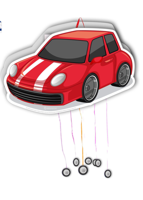Piñata Coche Rojo