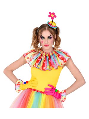 Set de Payaso con Gorrito Guantes y Cuello