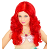 Peluca Sirena Roja Infantil