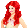 Peluca Sirena Roja Infantil
