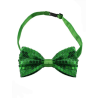 Pajarita Lentejuelas Verde - Complementos de San Patricio