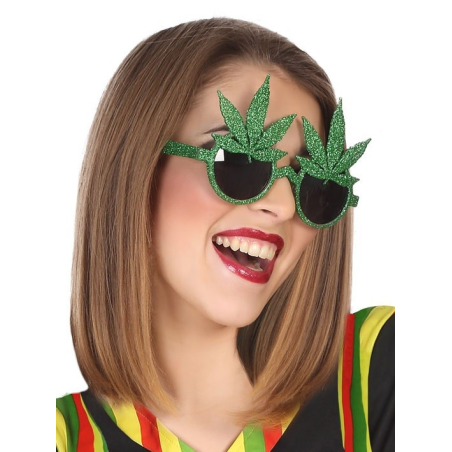 Gafas Hojas de Mrihuana