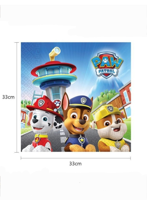 Servilletas Patrulla Canina