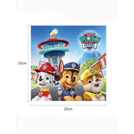 Servilletas Patrulla Canina