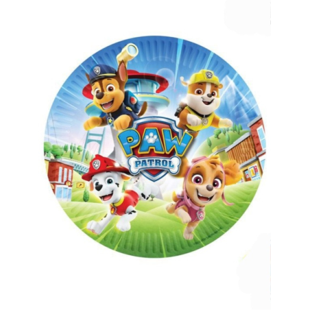 Platos Patrulla Canina 8 Unid