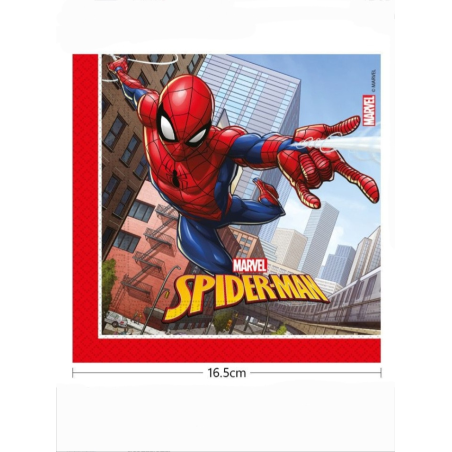 Servilletas Spiderman Marvel 20 Unid